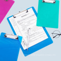 Plastic board clip writing pad color translucent folder office supplies A4 copy board ordering board wholesale